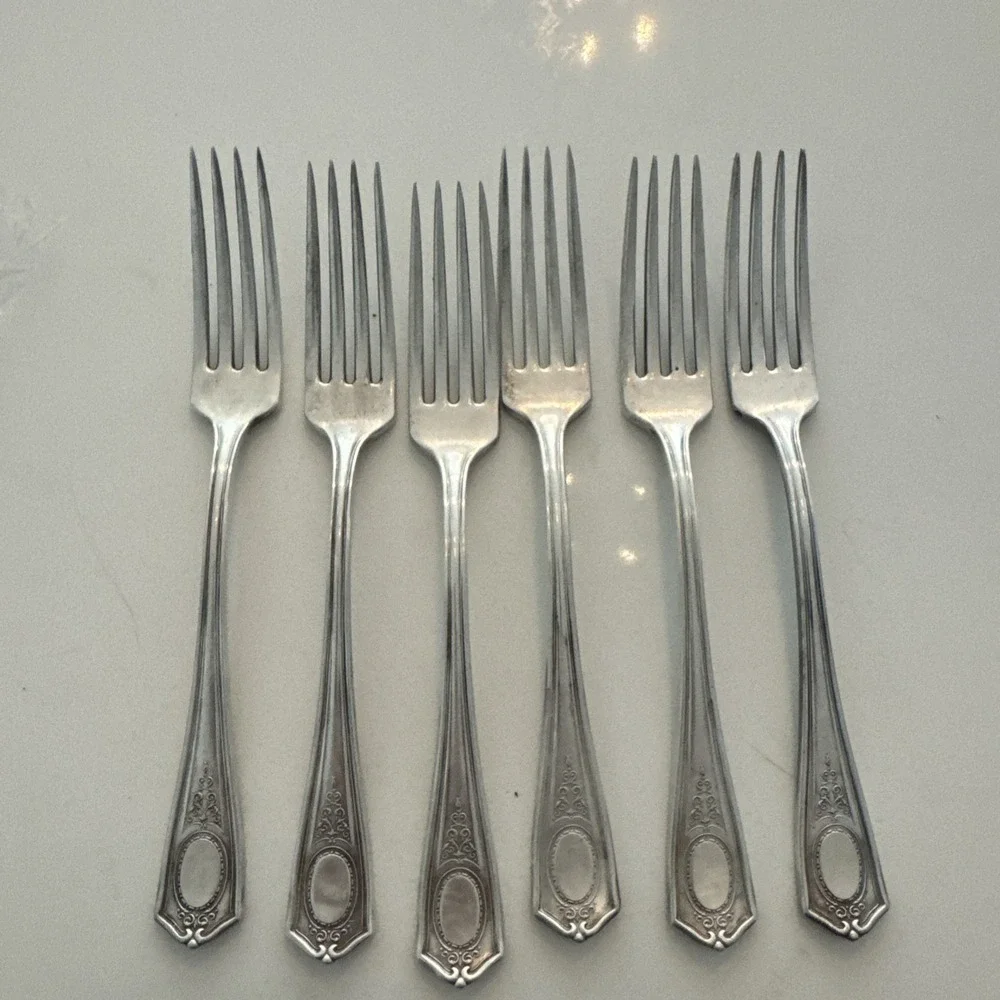 Set 6 x Dinner Forks 7 1/2